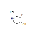 3-Fluoro-3-methylpiperidin-4-ol Hydrochloride