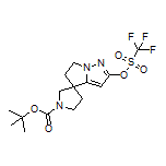 1-Boc-2’-[[(trifluoromethyl)sulfonyl]oxy]-5’,6’-dihydrospiro[pyrrolidine-3,4’-pyrrolo[1,2-b]pyrazole]