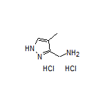 1-(4-Methyl-3-pyrazolyl)methanamine Dihydrochloride