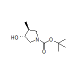 (3R,4S)-1-Boc-3-hydroxy-4-methylpyrrolidine