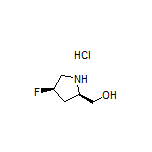 [(2R,4R)-4-Fluoropyrrolidin-2-yl]methanol Hydrochloride