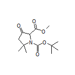 Methyl 1-Boc-5,5-dimethyl-3-oxopyrrolidine-2-carboxylate