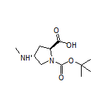 (2S,4R)-1-Boc-4-(methylamino)pyrrolidine-2-carboxylic Acid