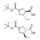 trans-1-Boc-4-ethylpyrrolidine-3-carboxylic Acid