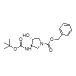 (3R,4R)-1-Cbz-3-(Boc-amino)-4-hydroxypyrrolidine