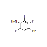 4-Bromo-3,6-difluoro-2-iodoaniline