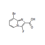 8-Bromo-3-fluoroimidazo[1,2-a]pyridine-2-carboxylic Acid