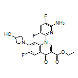 Ethyl 1-(6-Amino-3,5-difluoro-2-pyridyl)-6-fluoro-7-(3-hydroxy-1-azetidinyl)-4-oxo-1,4-dihydroquinoline-3-carboxylate