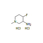 3-Amino-4-fluoro-1-methylpiperidine Dihydrochloride