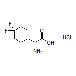 2-Amino-2-(4,4-difluorocyclohexyl)acetic Acid Hydrochloride