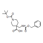 1-Boc-4-[(Cbz-amino)methyl]piperidine-4-carboxylic Acid