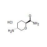 (2S,5R)-5-Aminotetrahydro-2H-pyran-2-carboxamide Hydrochloride