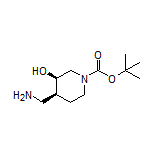 (3R,4S)-1-Boc-4-(aminomethyl)-3-hydroxypiperidine