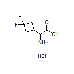 2-Amino-2-(3,3-difluorocyclobutyl)acetic Acid Hydrochloride