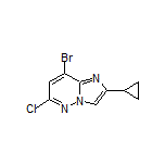 8-Bromo-6-chloro-2-cyclopropylimidazo[1,2-b]pyridazine