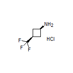 cis-3-(Trifluoromethyl)cyclobutanamine Hydrochloride