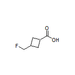 3-(Fluoromethyl)cyclobutanecarboxylic Acid