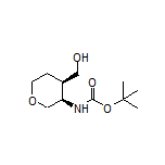 [(3R,4R)-3-(Boc-amino)tetrahydro-2H-pyran-4-yl]methanol