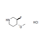 (3R,4R)-3-Fluoro-4-methoxypiperidine Hydrochloride