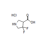 4,4-Difluoropyrrolidine-3-carboxylic Acid Hydrochloride