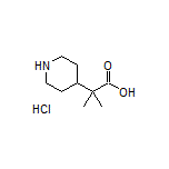 2-Methyl-2-(4-piperidyl)propanoic Acid Hydrochloride