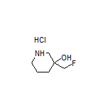 3-(Fluoromethyl)piperidin-3-ol Hydrochloride