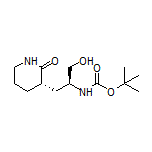 (S)-3-[(S)-2-(Boc-amino)-3-hydroxypropyl]-2-piperidone