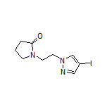 1-[2-(4-Iodo-1-pyrazolyl)ethyl]-2-pyrrolidinone