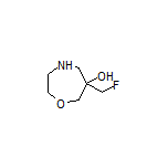 6-(Fluoromethyl)-1,4-oxazepan-6-ol