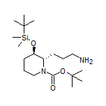 (2S,3R)-1-Boc-2-(3-aminopropyl)-3-[(tert-butyldimethylsilyl)oxy]piperidine