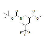 Methyl 1-Boc-5-(trifluoromethyl)piperidine-3-carboxylate