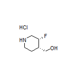 [(3R,4S)-3-Fluoro-4-piperidyl]methanol Hydrochloride