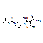 (R)-1-Boc-3-[3-bromo-4-carbamoyl-5-(methylamino)-1-pyrazolyl]pyrrolidine