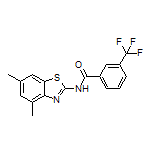 N-(4,6-Dimethyl-2-benzothiazolyl)-3-(trifluoromethyl)benzamide