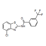 N-(4-Chloro-2-benzothiazolyl)-3-(trifluoromethyl)benzamide