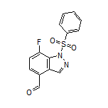 7-Fluoro-1-(phenylsulfonyl)-1H-indazole-4-carbaldehyde