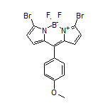 3,7-Dibromo-5,5-difluoro-10-(4-methoxyphenyl)-5H-dipyrrolo[1,2-c:2’,1’-f][1,3,2]diazaborinin-4-ium-5-uide