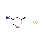 (3S,5R)-5-Methylpiperidin-3-ol Hydrochloride