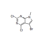 5-Bromo-2,4-dichloro-7-methyl-7H-pyrrolo[2,3-d]pyrimidine