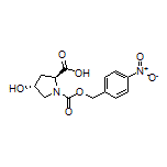 (2S,4R)-4-Hydroxy-1-[[(4-nitrobenzyl)oxy]carbonyl]pyrrolidine-2-carboxylic Acid