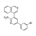 5-(3-Bromophenyl)-3-(4-isoquinolyl)pyridin-2-amine