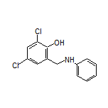 2,4-Dichloro-6-[(phenylamino)methyl]phenol