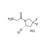 (R)-1-(2-Aminoacetyl)-4,4-difluoropyrrolidine-2-carbonitrile Hydrochloride