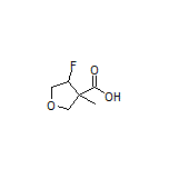 4-Fluoro-3-methyltetrahydrofuran-3-carboxylic Acid