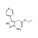 Ethyl 2-[3-Amino-5-(4-pyridyl)-4-pyrazolyl]acetate