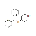 2-[Phenyl(4-piperidyloxy)methyl]pyridine