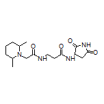 3-[2-(2,6-Dimethyl-1-piperidyl)acetamido]-N-(2,5-dioxo-1-pyrrolidinyl)propanamide