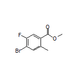 Methyl 4-Bromo-5-fluoro-2-methylbenzoate