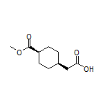 2-[cis-4-(Methoxycarbonyl)cyclohexyl]acetic Acid