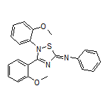 N-[2,3-Bis(2-methoxyphenyl)-1,2,4-thiadiazol-5(2H)-ylidene]aniline